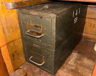 Army filing drawers