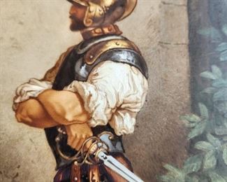 Etienne Furlaud antique painting on porcelain