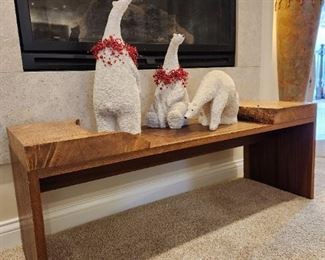 Hand made live edge coffee table