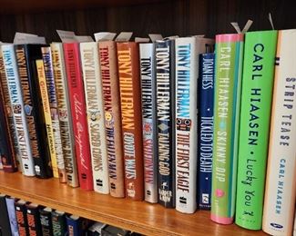 First Edition hardback books, some signed by author