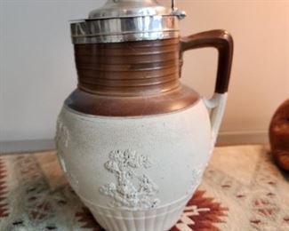 Antique Jasperware jug