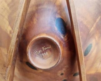 Ron Kent wooden bowl