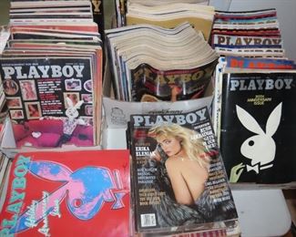 Playboy magazines, 1967 onwards.