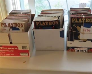 Playboy magazines, 1967 onwards.