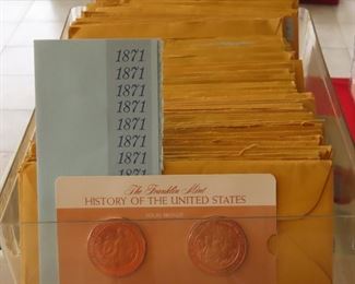 Second unopened History of United States bronze coins.