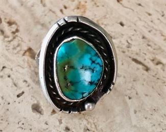 Navajo turquoise ring