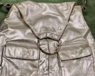 Soft silver purse