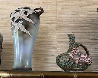 Japanese Vase with Cranes