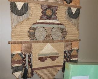 Vintage woven Wall Hanging 