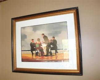 Jack Vettriano Art Print: Elegy for A Dead Admiral