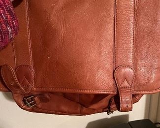 leather satchel