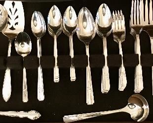 Prestige Silver Plate Flatware Set 