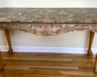 Chippendale Console Table 