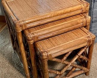 Rattan Stacking Tables