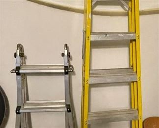13' Extension Ladder and 6' Step Ladder