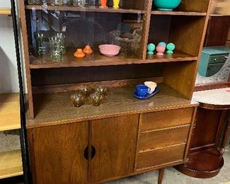 Mid-century hutch by Stanley.