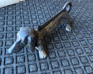 Dachshund boot scrape.