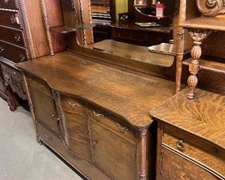 Antique sideboard.