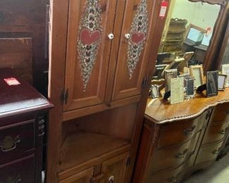 Small corner cabinet.