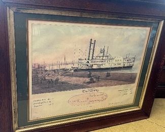 Picture of Civil War era riverboat.