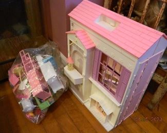 dollhouse and furniture