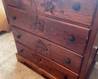 unique chest of drawers$90. 