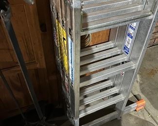 BUY IT NOW! $90 Kraus Multimatic Folding Aluminum Ladder