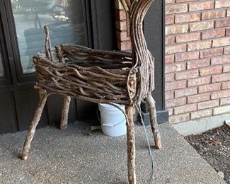 Grapevine Weathered Outdoor Decor