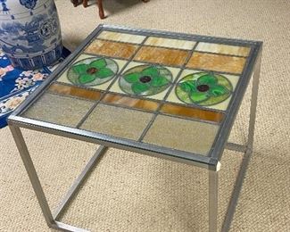 BUY IT NOW! $50 Stained Glass Accent Table