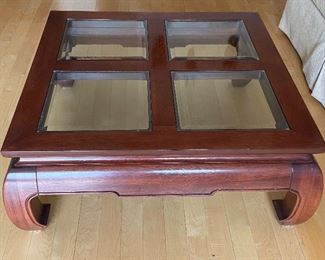 BUY IT NOW! $200 Henredon Cocktail Table; 38" x 38" x 15.5"h