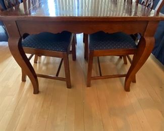 BUY IT NOW! $1900 Dining Table and 8 chairs set by Richard Honquest