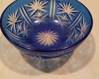 Blue Glass Bowl