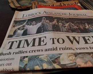 September 2001 Newspapers