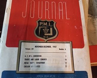 Pattern Makers' Journal 1940-1950's