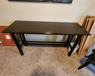 Black Entry or Side Table 
