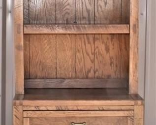 Vintage Young Hinkle Knotty Pine Rustic Bookcase

