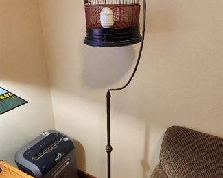 Vintage Standing Birdcage