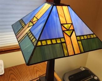 Mission Tiffany Style Table Lamp
