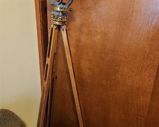 High End Vintage Builder's Level  and Tripod