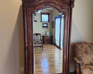 Fabulous Antique Armoire with Beveled Mirror
