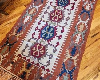 3' 7" x 6' Kilim Handwoven Carpet - Gorious