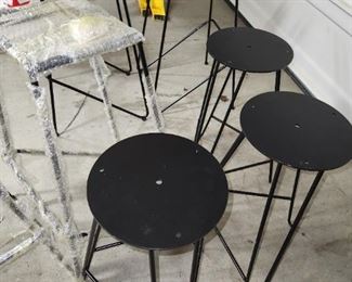 Stools minus tops. 