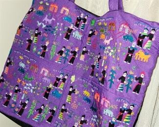 A handcrafted bag from Laos