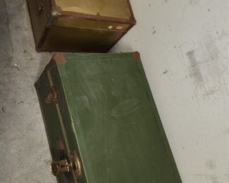 Two Vintage Trunks