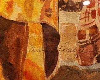 Watercolor signed by artist