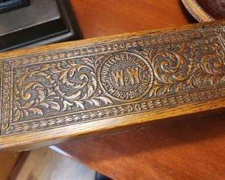 Wheeler and Wilson Antique Sewing Box w/sewing machine elements inside