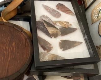 Lots of arrow heads