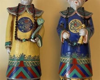 Asian Emperor Figurines