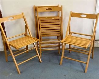 Folding Wooden Chairs