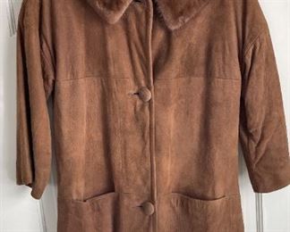 Full Length Suede Coat